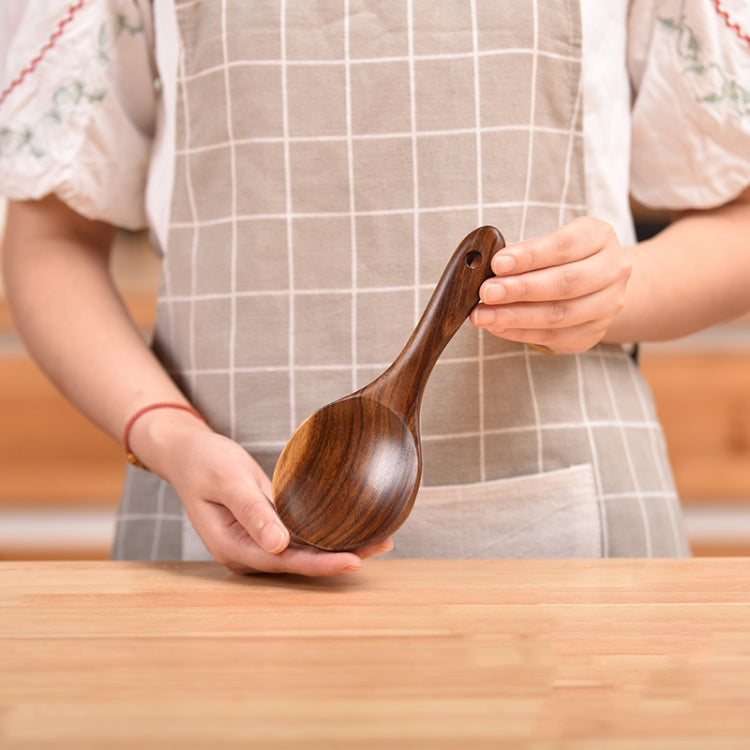 Non-Stick Pot Wood Shovel Teak Cooking Pot Shovel Tableware, Sweet Spoon, Saving Spoon, Bent Spoon, Mixing Spoon, Filter Spoon, Curved Shovel, Thickened Oblique Shovel, Curved Spatula, Small Spoon, Medium Spoon, Long Handle Filter Spoon