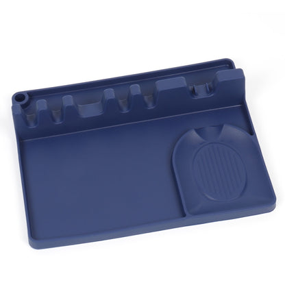 2 in 1 Kitchen Silicone Spoon Holder Shelf, Large (Gray), Medium (Gray), Medium (Black), Large (Red), Medium (Red), Large (Blue), Medium (Blue), Large (Orange), Medium (Orange), Large (Green), Medium (Green)