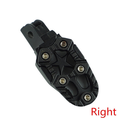 Motorcycle Modified Aluminum Alloy Foot Pedal Accessories, Red, Black, Silver, Blue, Yellow, Orange, Purple