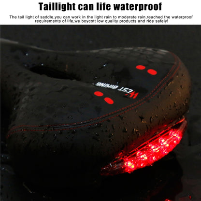 WEST BIKING YP0801083 Bicycle Taillight Thickened Soft And Comfortable Mountain Bike Seat Cushion