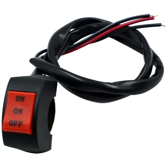 10 PCS Modified Motorcycle Off-Road Accessories Handlebars 1 In 2 Out Headlights Spotlights Far Near Light Switches, Far Near Light Switches