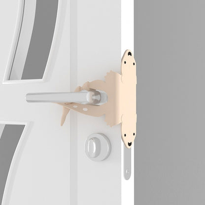 Cartoon Bear Bedroom Door Mute Lock Closed Door Anti-collision Protection Cushion, Green, Pink, Coffee, Apricot, White