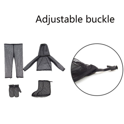 Camping Adventure Anti-Mosquito Suit Summer Fishing Breathable Mesh Clothes, Specification:, Anti-mosquito Clothing, Anti-mosquito Pants, 2 PCS Anti-mosquito Gloves, Mosquito Foot Cover, 2 PCS Mosquito Foot Cover, Four-piece