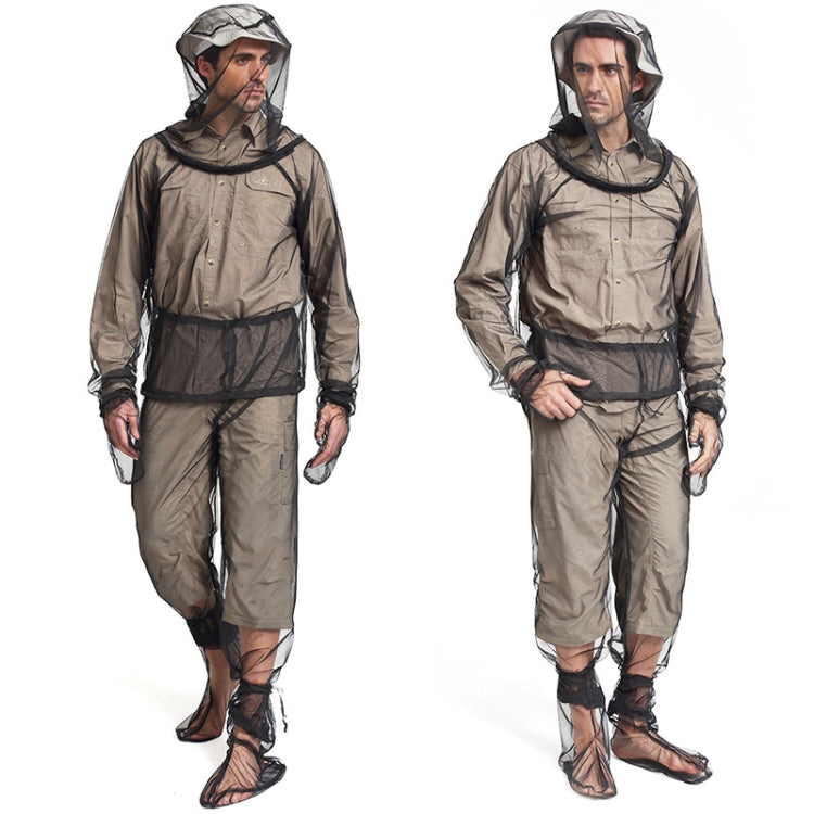 Camping Adventure Anti-Mosquito Suit Summer Fishing Breathable Mesh Clothes, Specification:, Anti-mosquito Clothing, Anti-mosquito Pants, 2 PCS Anti-mosquito Gloves, Mosquito Foot Cover, 2 PCS Mosquito Foot Cover, Four-piece