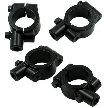 6 PCS Motorcycle Modification Accessories Handlebar Mirror Holder, M8 22mm Black, M8 22mm Silver, M10 22mm Black, M10 22mm Silver, M10 25mm Black, M10 25mm Silver, M8 25mm Black, M8 25mm Silver