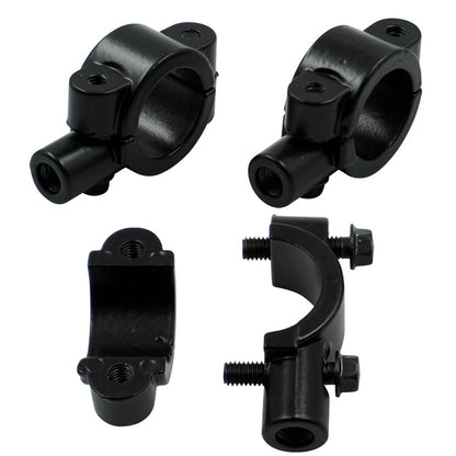 6 PCS Motorcycle Modification Accessories Handlebar Mirror Holder, M8 22mm Black, M8 22mm Silver, M10 22mm Black, M10 22mm Silver, M10 25mm Black, M10 25mm Silver, M8 25mm Black, M8 25mm Silver