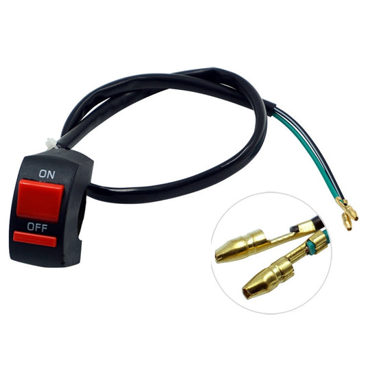 10 PCS Motorcycle Modification Accessories Off-Road Vehicle Double Flash Switch LED Headlight Controller Switch, Double Flash Switch