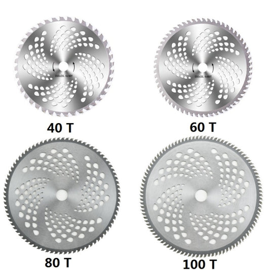 0.4CM Alloy Saw Blades For Lawn Mowers Brush Cutter Blades, 40 Tooth, 60 Tooth, 80 Tooth