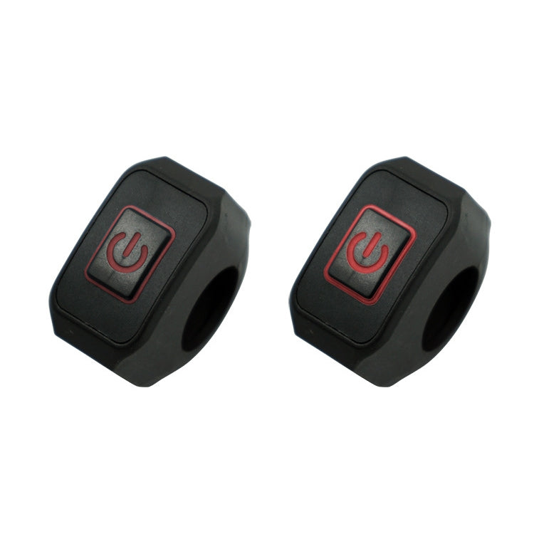 2 PCS Motorcycle Electric Car Modified Accessories Headlight Speaker Over-Car Light Spot Fire Light Multi-Function Self-Locking Switch, Red Light, Blue Light, White Light, Green Light, Yellow Light