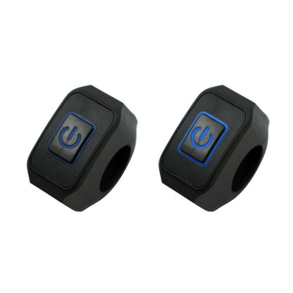 2 PCS Motorcycle Electric Car Modified Accessories Headlight Speaker Over-Car Light Spot Fire Light Multi-Function Self-Locking Switch, Red Light, Blue Light, White Light, Green Light, Yellow Light