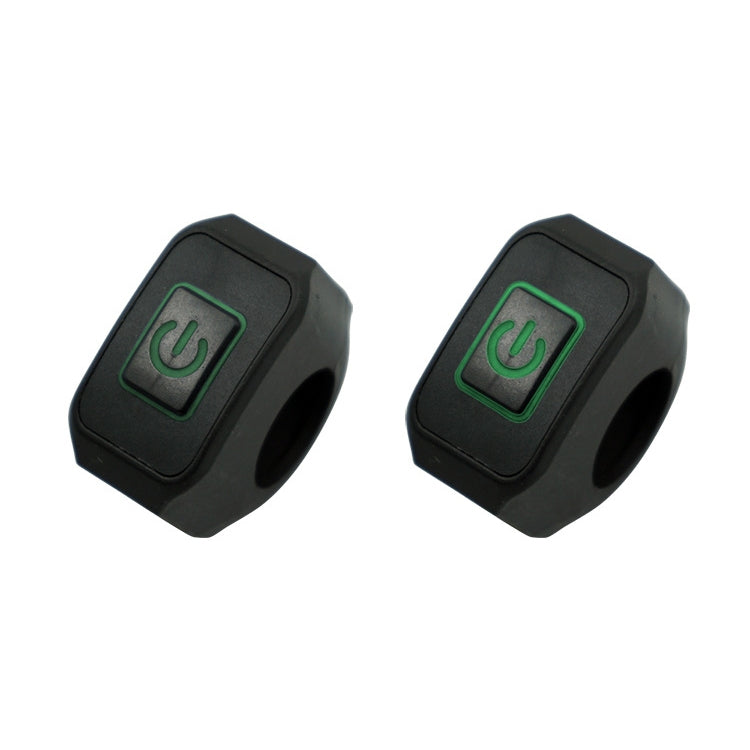2 PCS Motorcycle Electric Car Modified Accessories Headlight Speaker Over-Car Light Spot Fire Light Multi-Function Self-Locking Switch, Red Light, Blue Light, White Light, Green Light, Yellow Light