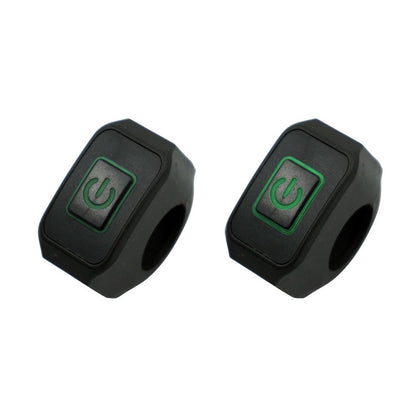 2 PCS Motorcycle Electric Car Modified Accessories Headlight Speaker Over-Car Light Spot Fire Light Multi-Function Self-Locking Switch, Red Light, Blue Light, White Light, Green Light, Yellow Light