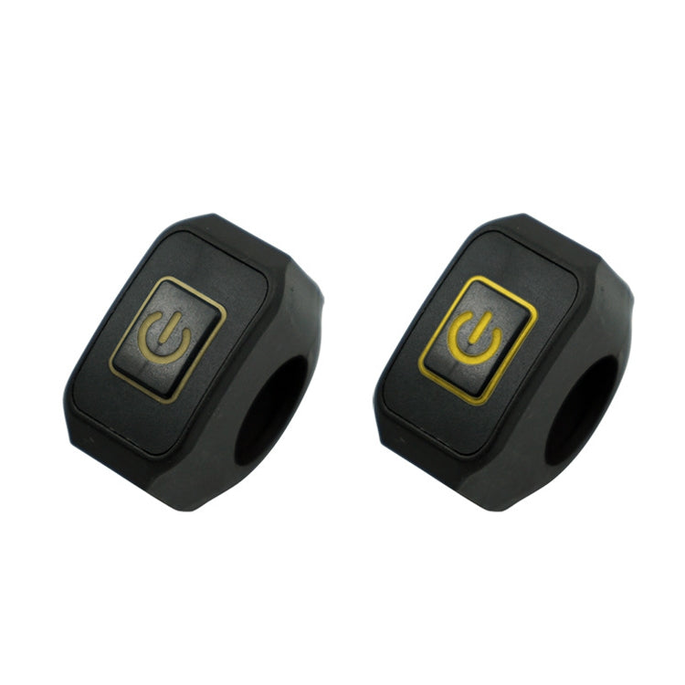 2 PCS Motorcycle Electric Car Modified Accessories Headlight Speaker Over-Car Light Spot Fire Light Multi-Function Self-Locking Switch, Red Light, Blue Light, White Light, Green Light, Yellow Light