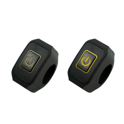 2 PCS Motorcycle Electric Car Modified Accessories Headlight Speaker Over-Car Light Spot Fire Light Multi-Function Self-Locking Switch, Red Light, Blue Light, White Light, Green Light, Yellow Light