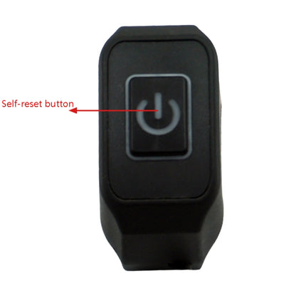 2 PCS Motorcycle Electric Car Modified Accessories Headlight Speaker Over-Car Light Spot Fire Light Multi-Function Self-Locking Switch, Red Light, Blue Light, White Light, Green Light, Yellow Light