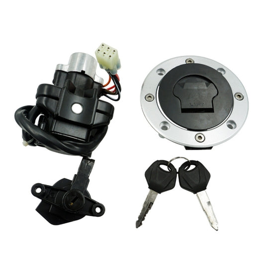 Motorcycle Modification Set Lock Fuel Tank Cover Electric Door Lock Suitable For Suzuki GSF600 / GSF1200, For Suzuki GSF600