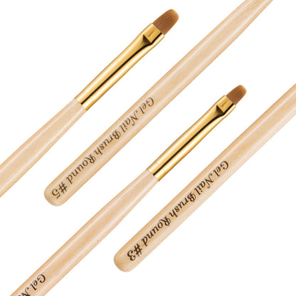 Nail Art Pen Nail Round Head Phototherapy Pen Painted Pen Brush Beauty Brush, Number 3, Number 4, Number 5, Number 6