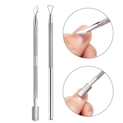 FABIYAN Stainless Steel Dead Skin Shear Steel Push Nail Art Tool Set, Specification: Set 3, Set 1, Set 2, Set 3, 3 Sets  Set 4, Set 5, Set 6, Set 7, Set 8, Set 9, Set 11, Set 12, Set 13, Set 14, Set 15, Set 16
