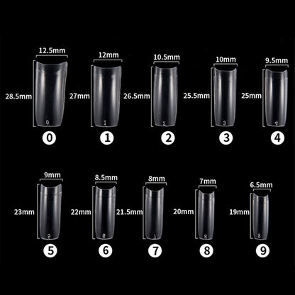 FABIYAN Nail Brush Nail Piece Set Nail Art Polishing Supplies Set, Natural Semi-sticked Small Set, Transparent Semi-sticked Small Set, Natural Full-sticked Small Set, Transparent Full-sticked Small Set, Natural Small Set, Transparent Small Set���������...
