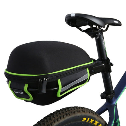 West Biking  Bicycle Shelf Mountain Road Bike Big Capacity Bag Riding Shelf Hard Shell Tail Bag  With Rain Cover