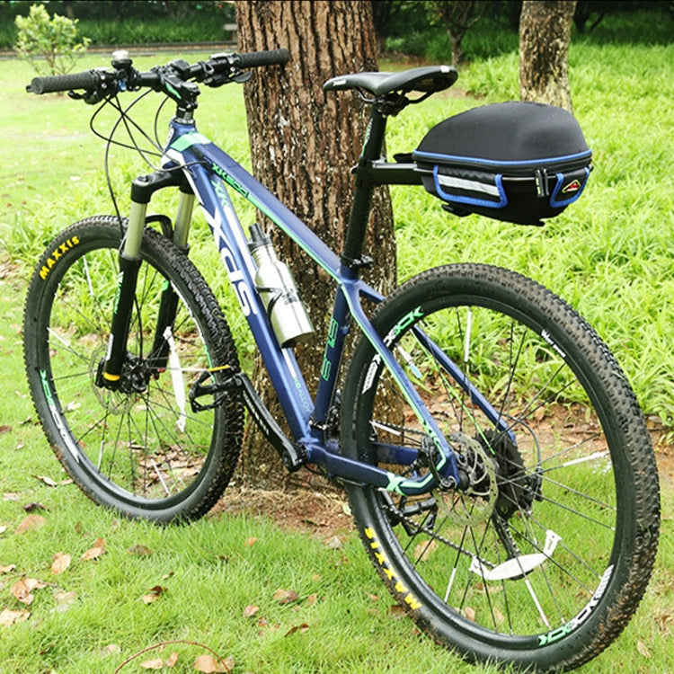 West Biking  Bicycle Shelf Mountain Road Bike Big Capacity Bag Riding Shelf Hard Shell Tail Bag  With Rain Cover