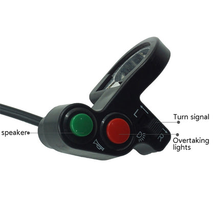 Motorcycle Modified Accessories Multi-Function Speaker Shifting Turning Light Switch, Multi-Function Switch