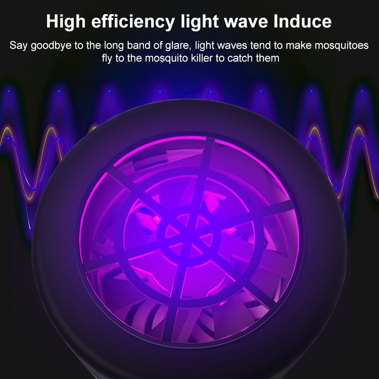 Home Bedroom Light Wave Physical Mosquito Trap Mosquito Lamp, Black