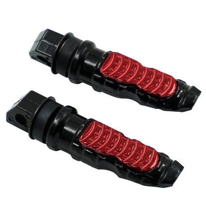 Motorcycle Off-Road Car Accessories Modified Aluminum Alloy Non-Slip Foot Pedal, Black, Orange, Purple, Red