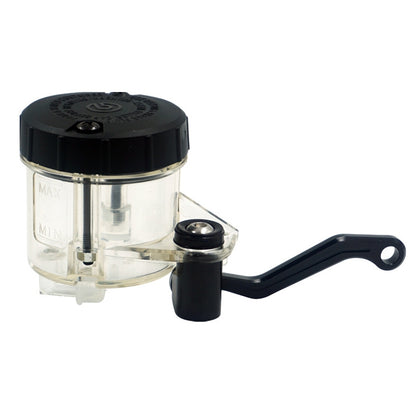 Motorcycle Modified Fittings Front Brake Oil Liquid Oil Cup Direct Pump Large Capacity Universal Oil Pot, (Black), (Transparent)