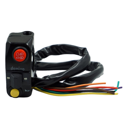 Motorcycle Modification Aluminum Alloy Handle Switch High Low Beam Light Turn Signal Horn Control Switch, Black, Silver