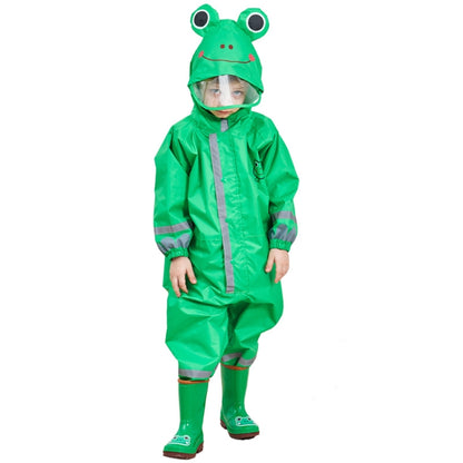 Children One-Piece Raincoat Boys And Girls Lightweight Hooded Poncho, S, L, M