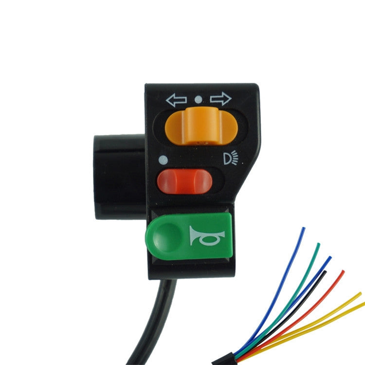 3 PCS Motorcycle Modification Switch Speaker Turn Signal Headlight Switch, Headlight Switch