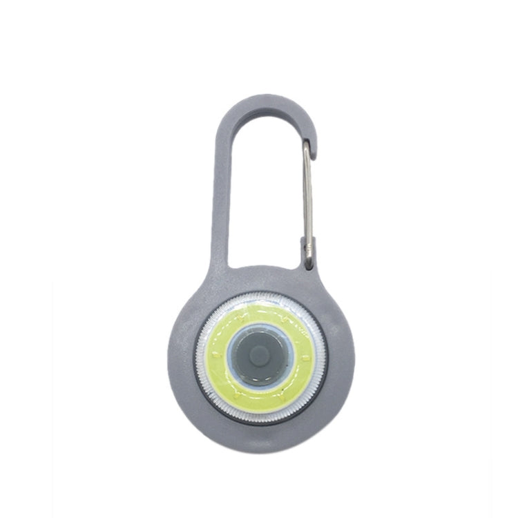 3 PCS Mini Carabiner COB Flashlight Outdoor Portable Keychain Night Fishing Light Random Colour Delivery, Red, Blue, Black, Gray