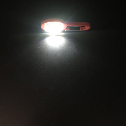 3 PCS Mini Carabiner COB Flashlight Outdoor Portable Keychain Night Fishing Light Random Colour Delivery, Red, Blue, Black, Gray