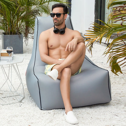 BB1082 Inflatable Sofa Inflatable Bed Outdoor Folding Portable Air Sofa Size: