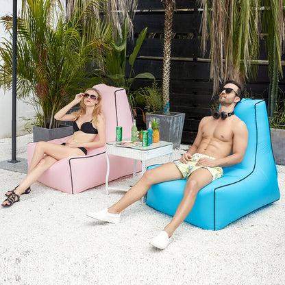 BB1082 Inflatable Sofa Inflatable Bed Outdoor Folding Portable Air Sofa Size: