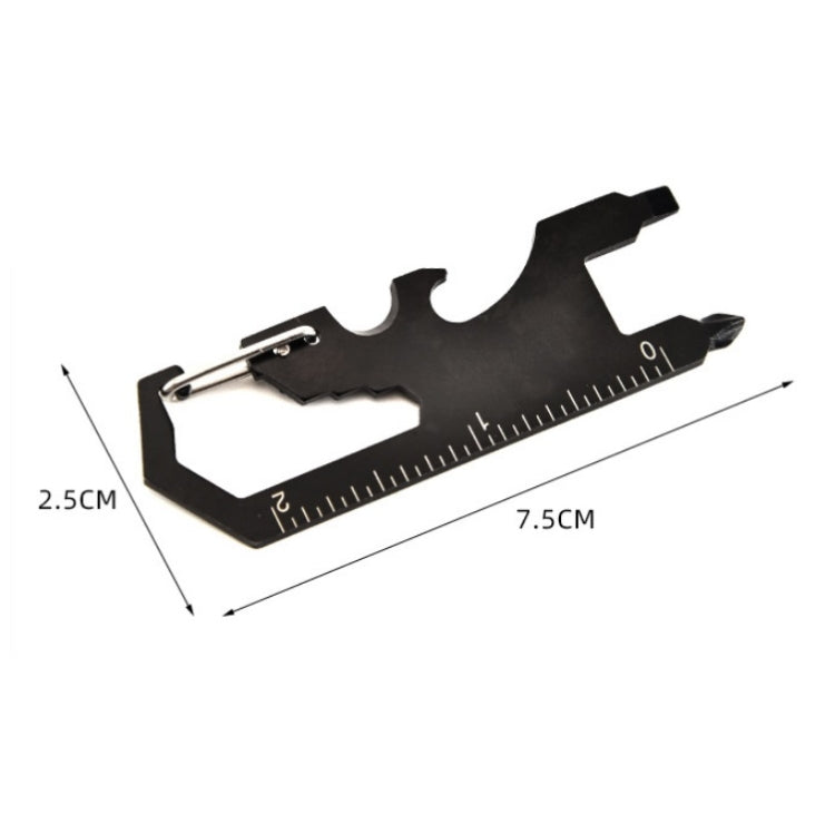 7 in 1 Outdoor Multi-Function Keychain Tool Card