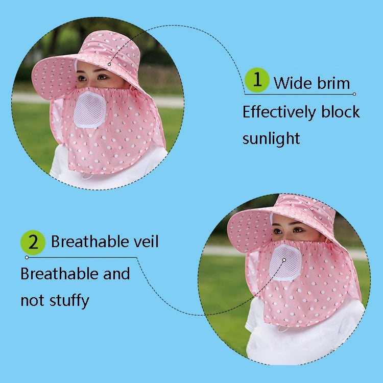 2 PCS Cherry Printing Isolation Cap Sunscreen Face-Covering Outdoor Travel Hat Cap, Half Cherry (Purple), Full Cherry (Blue), Full Cherry (Purple), Full Cherry (Apricot Pink), Full Cherry (Lotus Pink), Full Cherry (Rose Red), Full Cherry (Orange Pink)�...