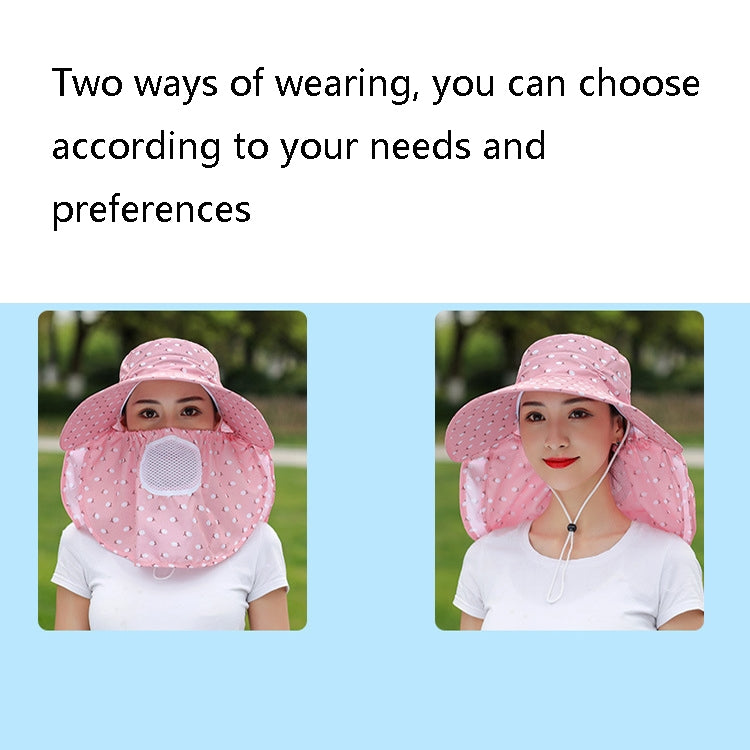 2 PCS Cherry Printing Isolation Cap Sunscreen Face-Covering Outdoor Travel Hat Cap, Half Cherry (Purple), Full Cherry (Blue), Full Cherry (Purple), Full Cherry (Apricot Pink), Full Cherry (Lotus Pink), Full Cherry (Rose Red), Full Cherry (Orange Pink)�...