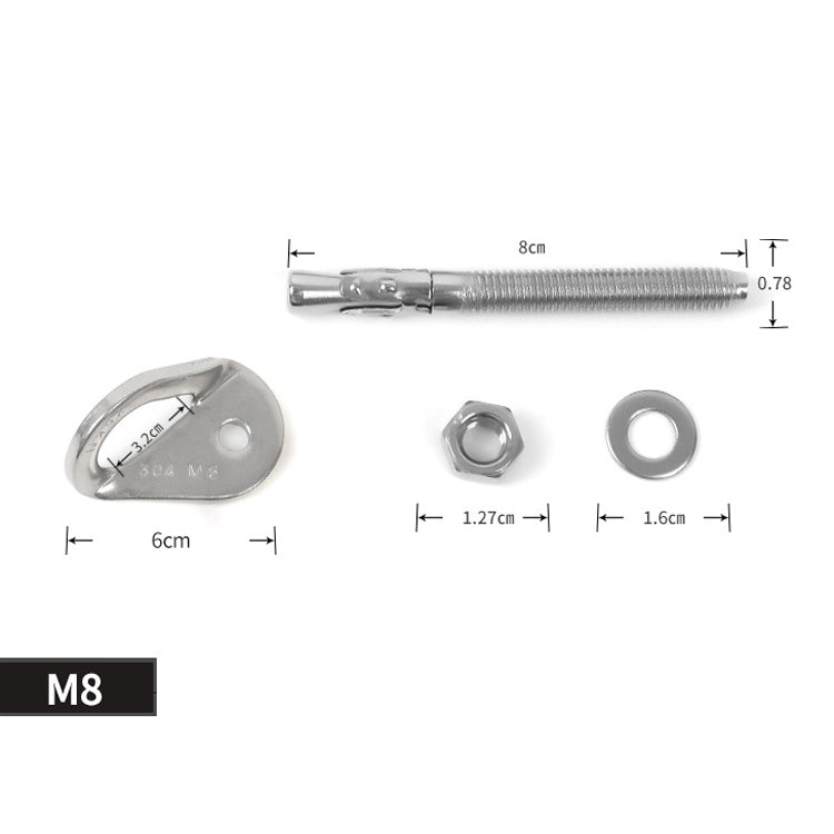 XINDA Rock Bullet Expansive Nails Hanging Tablet Stainless Steel Cave Climb Nail
