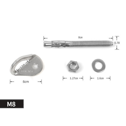 XINDA Rock Bullet Expansive Nails Hanging Tablet Stainless Steel Cave Climb Nail