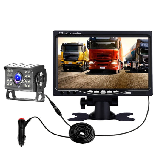 Big Truck 7 Inch Display Night Vision Camera Reversing Monitoring System Car HD Inverted Video, Resolution:, 800 x 480, 1024 x 600