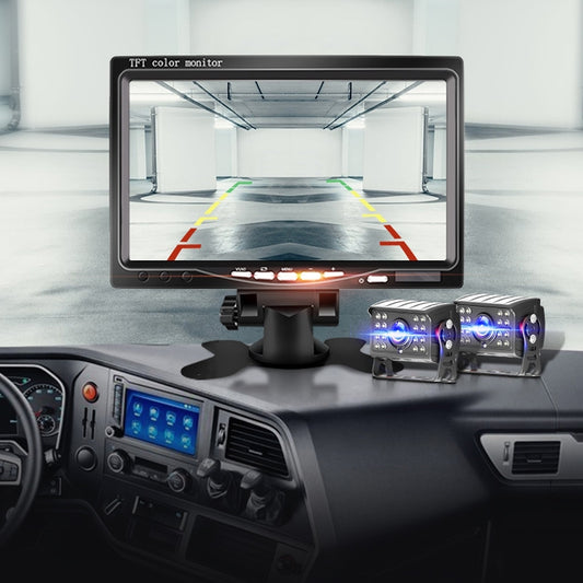 Big Truck 7 Inch Display Night Vision Camera Reversing Monitoring System Car HD Inverted Video, Resolution:, 800 x 480, 1024 x 600