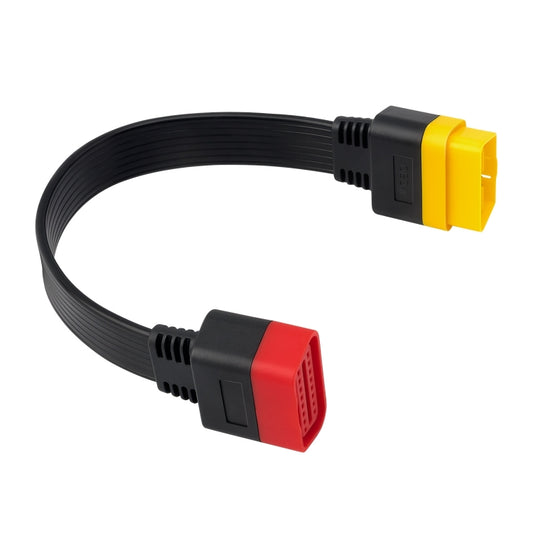 SF62 Car Detector OBD Extension Line Car Computer Conversion Plug Male to Female Adapter Cable, 36cm