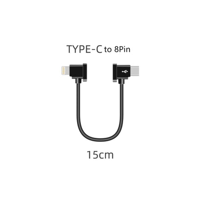 Sunnylife TY-X9304 Suitable For DJI Mavic Air 2S / DJI FPV Flight Glasses V2 / Mavic Mini2 / Osmo Pocket 2 Mobile Phone Tablet Cable, 15cm Type-C to 8 Pin Cable, 15cm Type-C to Micro USB  Cable, 15cm Type-C to Type-C Cable, 30cm Type-C to 8 Pin Cable��...