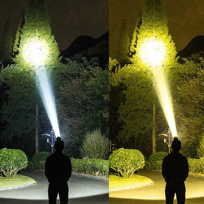 LED Night Fishing Charge Head Light Outdoor Camping Fishing Miner Light Searchlight Head-Mounted Flashlight With Charge Display, 32 Lamp Beads White Light, 32 Lamp Beads Yellow Light, 40 Lamp Beads White Light, 40 Lamp Beads Yellow Light