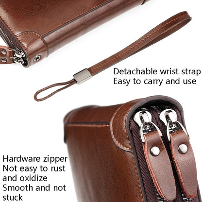 WEIXIER W88  Handbags Men Pu Hand Tested Handbags Multi-Function Wallet, Black, Brown