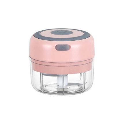 ZM-14 Household Mini Wireless Electric Garlic Masher, White 100ml, Green 100ml, Pink 100ml, High Cup White 250ml, High Cup Green 250ml, High Cup Pink 250ml, White Glass 300ml, Green Glass 300ml, Pink Glass 300ml, White High Cup 250ml + Small Cup 100ml�...