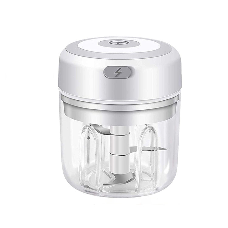 ZM-14 Household Mini Wireless Electric Garlic Masher, White 100ml, Green 100ml, Pink 100ml, High Cup White 250ml, High Cup Green 250ml, High Cup Pink 250ml, White Glass 300ml, Green Glass 300ml, Pink Glass 300ml, White High Cup 250ml + Small Cup 100ml�...
