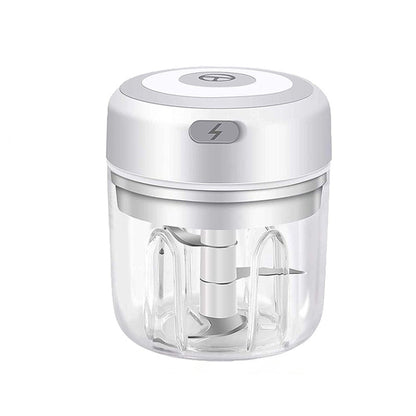 ZM-14 Household Mini Wireless Electric Garlic Masher, White 100ml, Green 100ml, Pink 100ml, High Cup White 250ml, High Cup Green 250ml, High Cup Pink 250ml, White Glass 300ml, Green Glass 300ml, Pink Glass 300ml, White High Cup 250ml + Small Cup 100ml�...